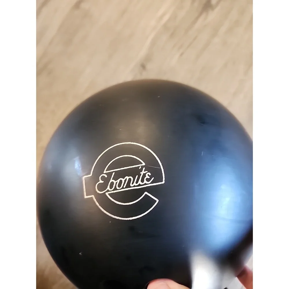 Ebonite Turbo black Urethane Bowling Ball 16 Lb